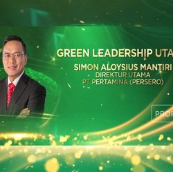 Dirut Pertamina Sabet Proper Green Leadership Utama, Begini Pesannya