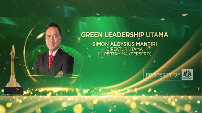 Dirut Pertamina Sabet Proper Green Leadership Utama, Begini Pesannya