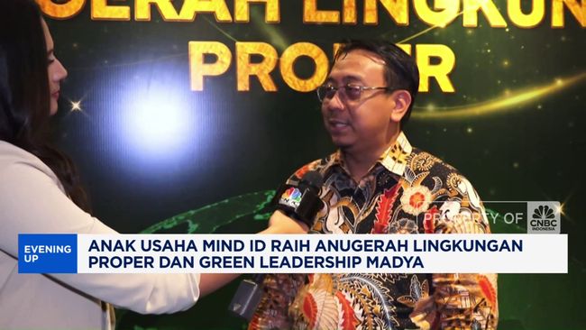 Anak Usaha Mind ID Raih 2 Kategori Penghargaan Dari KLHK