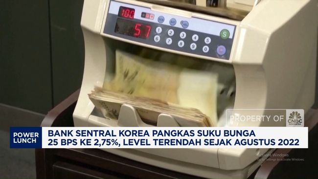 Video: Bank of Korea Pangkas Suku Bunga, Terendah Sejak Agustus 2022