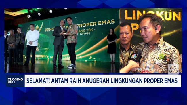 Video: Selamat! Antam Raih Anugerah Lingkungan Proper Emas