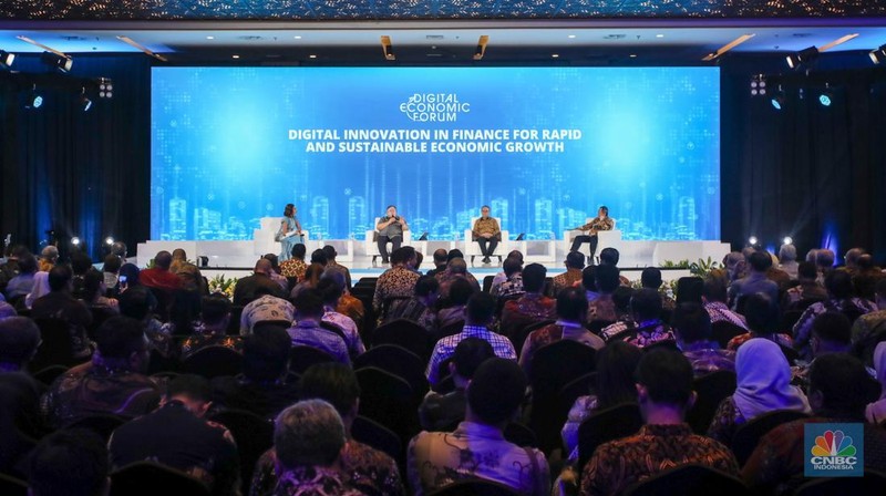 Digital Economic Forum di Jakarta, Selasa (25/2/2025). (վ/Faisal Rahman)