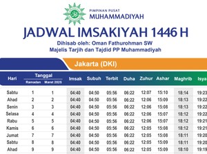 Jadwal Imsakiyah Versi Muhammadiyah dan Kemenag, Link Download di Sini