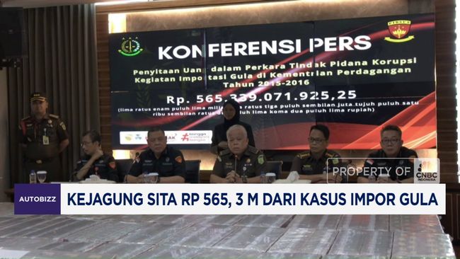 Kejagung Sita Rp 565, 3 M Dari Kasus Impor Gula