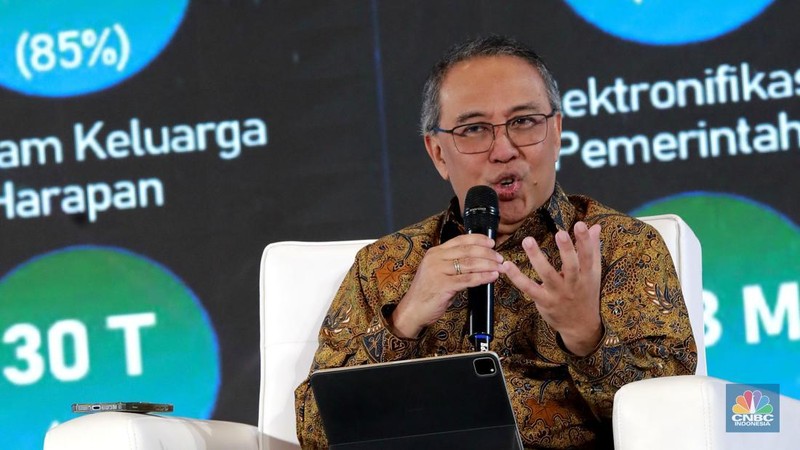 Digital Economic Forum di Jakarta, Selasa (25/2/2025). (վ/Faisal Rahman)