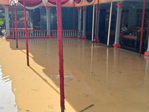 Bengawan Solo Zona Merah, Sejumlah Desa di Mojolaban Sukoharjo Banjir