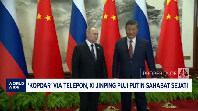 ‘Kopdar’ Via Telepon, Xi Jinping Puji Putin Sahabat Sejati