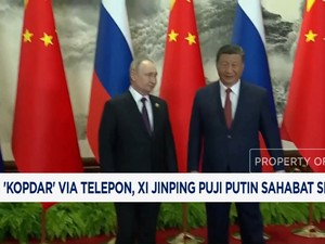 Video: 'Kopdar' Via Telepon, Xi Jinping Puji Putin Sahabat Sejati
