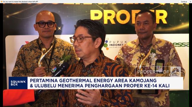 Video: Pertamina Geothermal Energy Dapat Penghargaan PROPER Ke-14 Kali