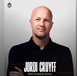 PSSI Resmi Tunjuk Jordi Cruyff sebagai Penasihat Teknis