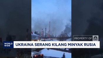 Video: Ukraina Serang Kilang Minyak Rusia