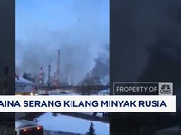 Video: Ukraina Serang Kilang Minyak Rusia