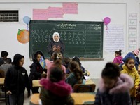 Potret Anak-Anak Gaza Kembali Sekolah di Tengah Ancaman Maut
