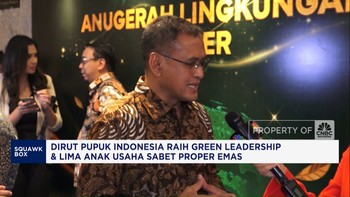 Video: Dirut Pupuk Indonesia Raih Anugrah Green Leadership