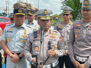 Jadi Fokus Arus Mudik, Kakorlantas Cek Simpang Mengkreng Kediri