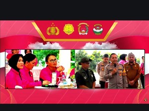 Kapolres Batu dan Istri Paparkan Keberhasilan Pangan Lestari ke PP Bhayangkari