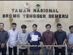Permintaan Maaf 7 Pendaki Ilegal yang Nekat Naik Puncak Semeru