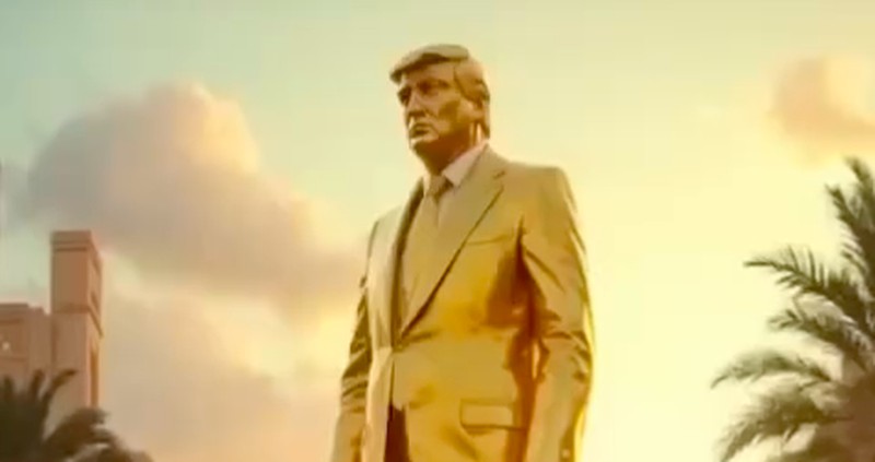Presiden AS Donald Trump menggungah sebuah video yang tampaknya dibuat oleh AI tentang visinya untuk Jalur Gaza yang sedang berjuang. Presiden AS Donald Trump menggungah sebuah video yang tampaknya dibuat oleh AI tentang visinya untuk Jalur Gaza yang sedang berjuang. (Instagram/@realdonaldtrump)