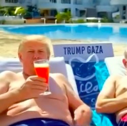 Trump Pamer Gaza Buatan AI, Netanyahu Telanjang Dada-Musk Tebar Duit