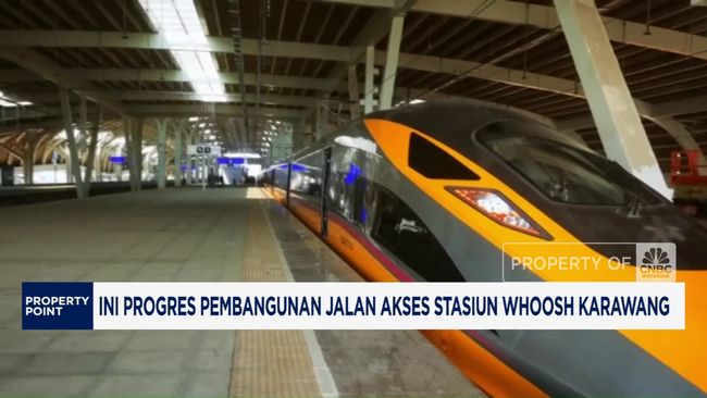 Progres Pembangunan Jalan Akses Stasiun Whoosh Karawang