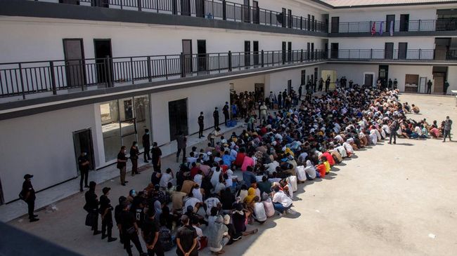 Tentara Gerebek Markas Penipuan Online, 350 Orang Ditangkap