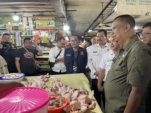 Satgas Pangan Sidak Pasar di Medan Jelang Ramadan, Harga Daging Ayam Naik