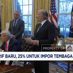 Video: Trump Buat Tarif Baru, 25% Untuk Impor Tembaga!