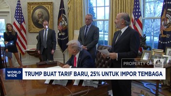 Video: Trump Buat Tarif Baru, 25% Untuk Impor Tembaga!