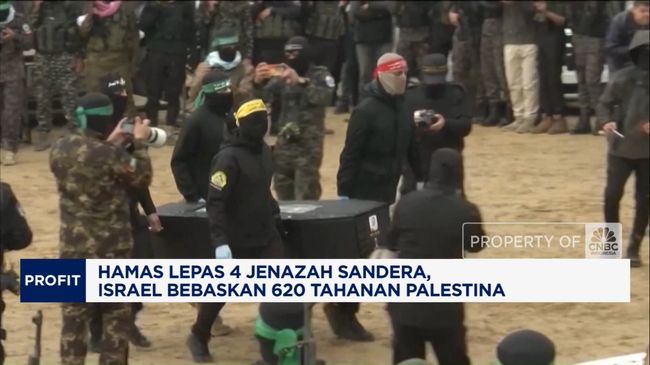 Video: Hamas Bebaskan 4 Jenazah Sandera, Israel 620 Tahanan Palestina