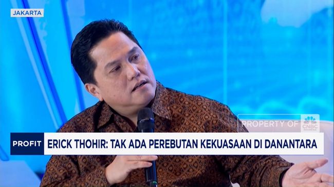 Video: Erick Thohir Jamin Tak Ada Rebutan Kekuasaan di Danantara