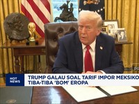 Video: Trump Galau Soal Tarif Impor Meksiko-Kanada-Jakarta di India