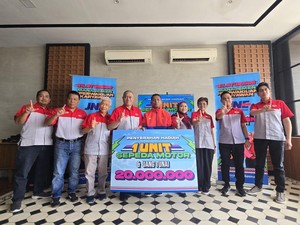 JNE Apresiasi Kurir Peraih Runner-Up Amputee Football Asian Championship