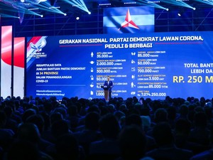 AHY Ungkap Capaian Demokrat, Ajak Kader Sukseskan Pemerintahan Prabowo