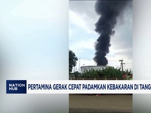 Pertamina Gerak Cepat Padamkan Kebakaran di Tangki Kilang Cilacap