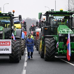 Potret Petani Eropa Blokir Jalan Pakai Traktor, Tolak Impor Murah
