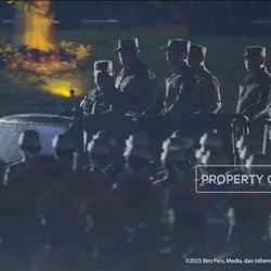 Presiden Prabowo Pimpin Parade Senja di Akmil, SBY - Jokowi Hadir