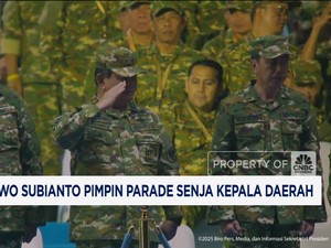  Presiden Prabowo Pimpin Parade Senja Kepala Daerah