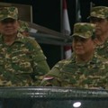 Bareng Jokowi dan SBY, Prabowo Basah Kuyup Upacara di Akmil Magelang