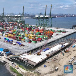 Progres Proyek Terminal Kalibaru Tahap 1B Milik PTPP Capai 75%
