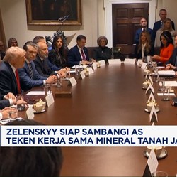Video:Zelenskyy Siap Sambangi AS Teken Kerja Sama Mineral Tanah Jarang