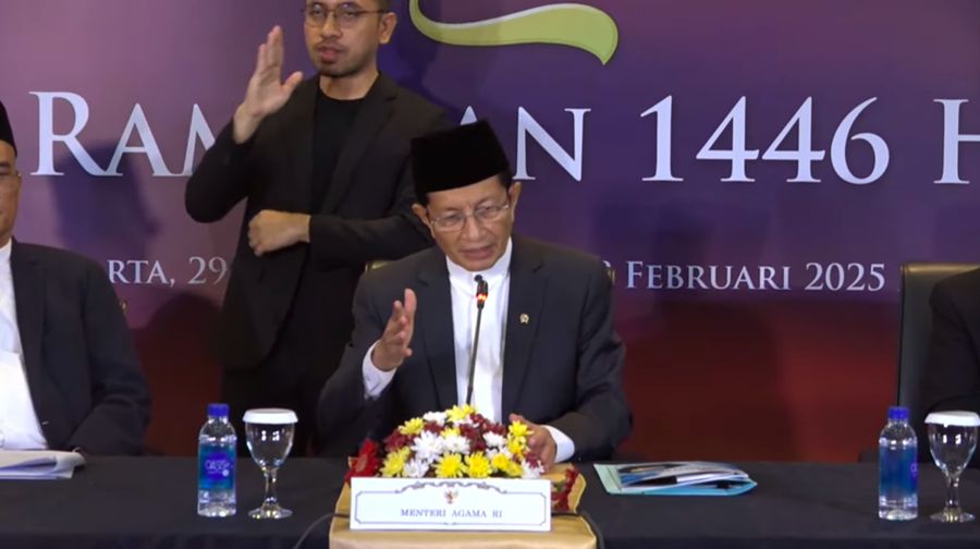Konferensi Pers Penetapan 1 Ramadan 1446 H / 2025 M