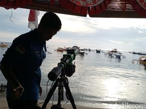 Pemantauan Hilal 1 Ramadan di Gorontalo, Ketinggian 3,69 Derajat