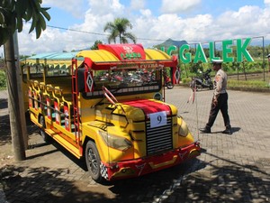 Kereta Kelinci di Trenggalek di Jalan Nasional Ditertibkan