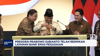 Video: Presiden Prabowo Subianto Resmikan Layanan Bank Emas Pegadaian