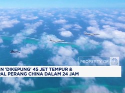 Video: Taiwan 'Dikepung' 45 Jet Tempur & 14 Kapal Perang China