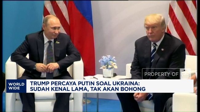 Video: Trump Percaya Putin Soal Ukraina: Kenal Lama, Tak Akan Bohong