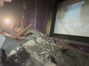 Video: Atap Bioskop di AS Roboh saat Penayangan Film Captain America