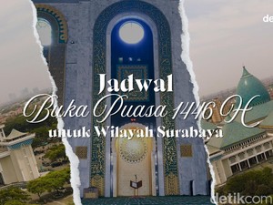 Jadwal Buka Puasa Surabaya dan Sekitarnya Minggu 9 Maret 2025
