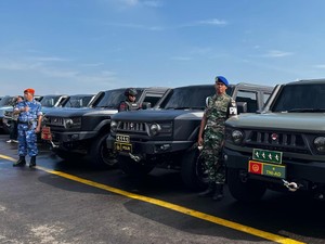 700 Mobil Maung MV3 Buatan Pindad Diserahkan oleh Menhan ke TNI-Polri