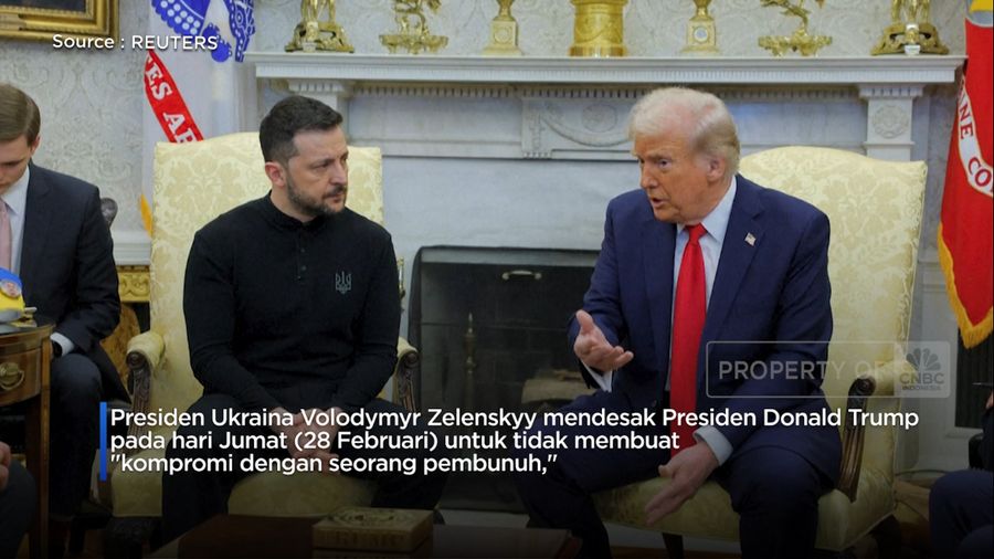 Tarik Dukungan AS, Zelenskyy Temui Trump Bahas Perjanjian Logam Tanah Jarang(CNBC Indonesia TV)